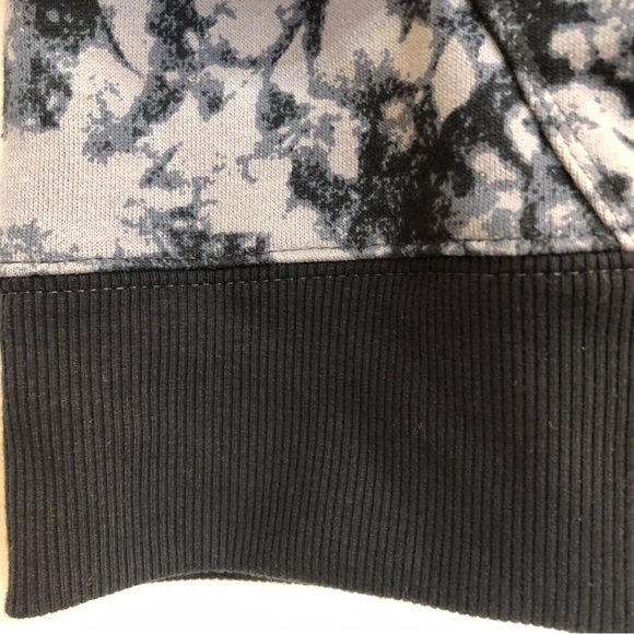 Splattered Charcoal-Blue Champion Hoodie - Picture 2 of 15